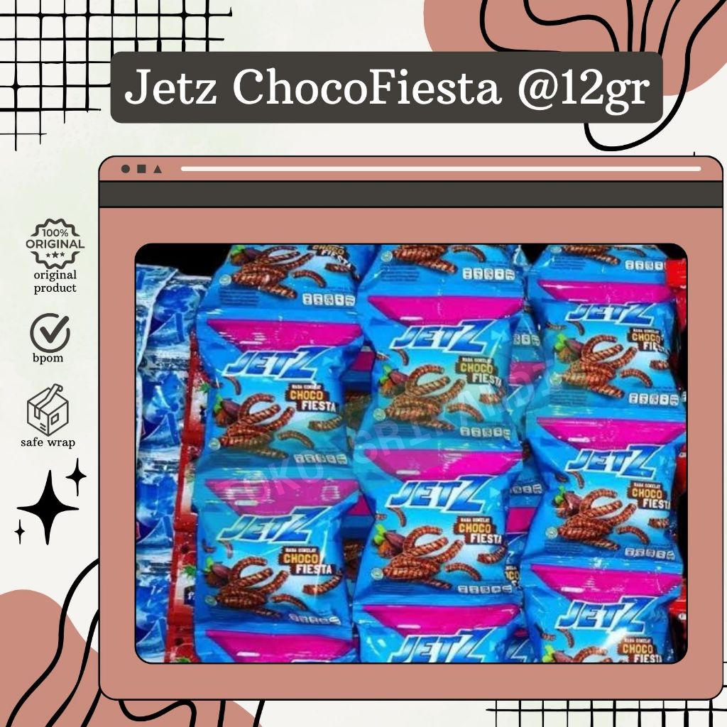 

Jetz ChocoFiesta @12gr Satuan/Eceran