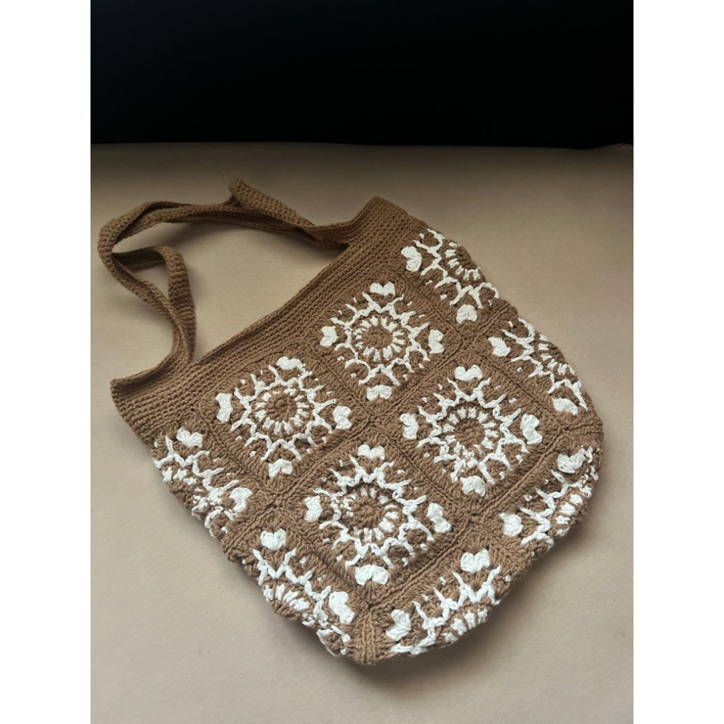 TAS RAJUT WANITA - mocca