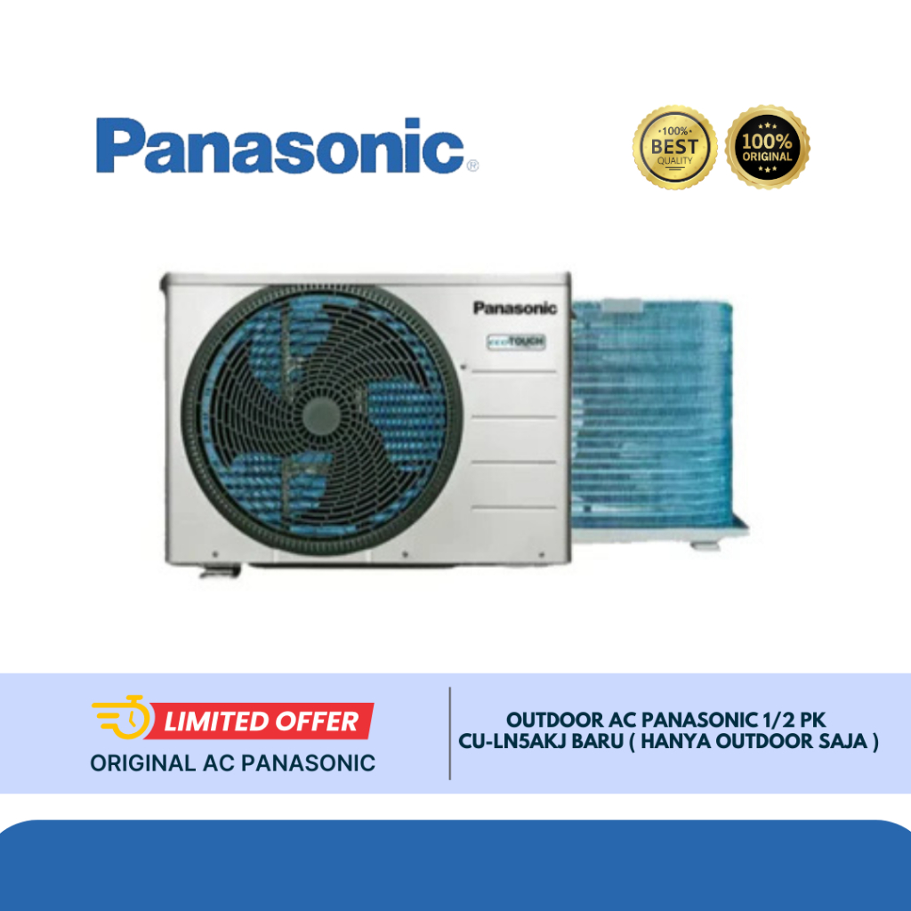 OUTDOOR AC PANASONIC 1/2 PK CU-LN5AKJ BARU ( HANYA OUTDOOR SAJA )