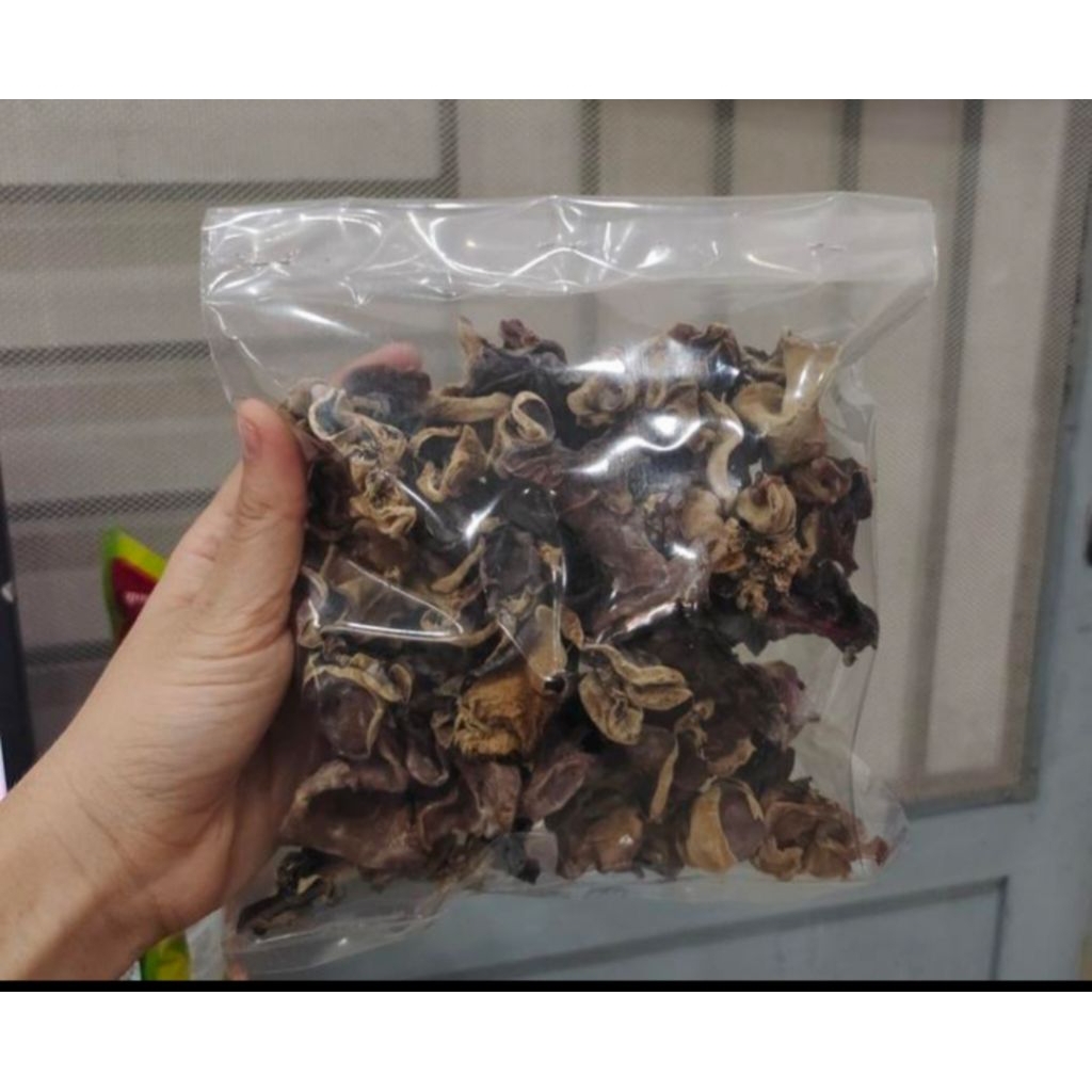 

jamur kuping perbungkus berat 100 gram