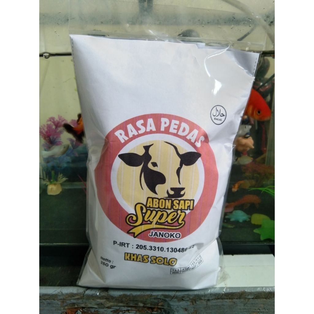 

Abon sapi pedas khas solo