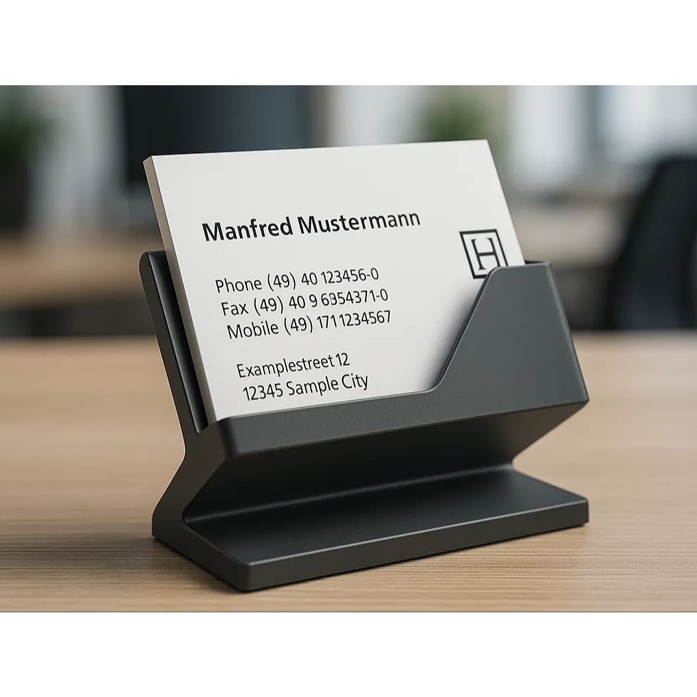 

Tempat Kartu Nama – Stand kartu nama - Wadah kartu nama - Card Holder Minimalis Estetik Meja Kantor / Toko / Resepsionis