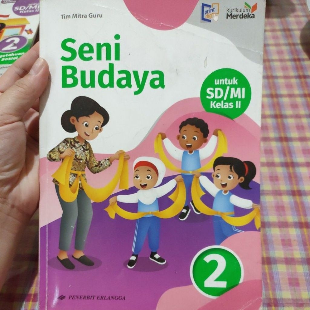 BUKU BEKAS ORIGINAL SENI BUDAYA SBDP KELAS 2 SD