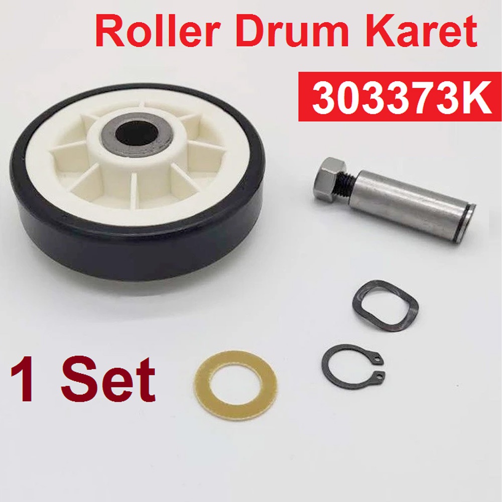 Drum Roller Karet Dryer Speed Queen Roller Mesin Pengering Dryer Speed Queen 303373K 1 Set Mesin Cuc