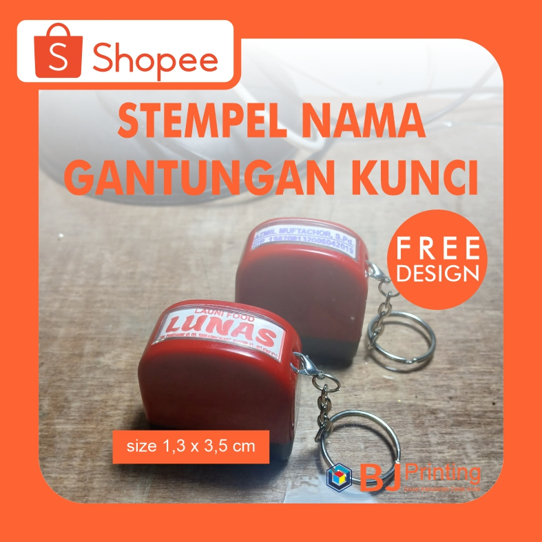 

Stempel Nama NIP Bidan, Perawat, Kasir, Dokter,dll Gantungan kunci