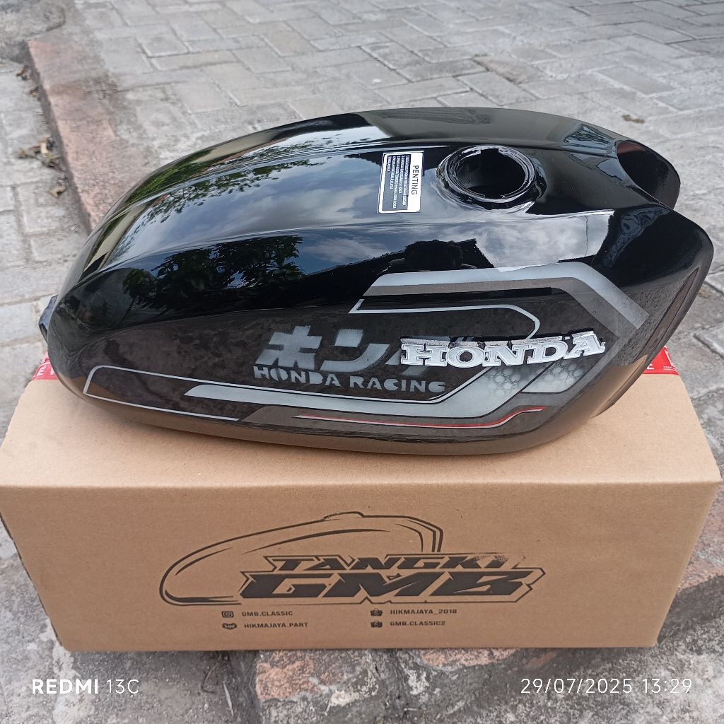 Tangki CB Pres Galvanis Tangki Cb Cat Original Model  Bahan Tebal Gas Tank Honda  Cb Tangki Cb 100 C