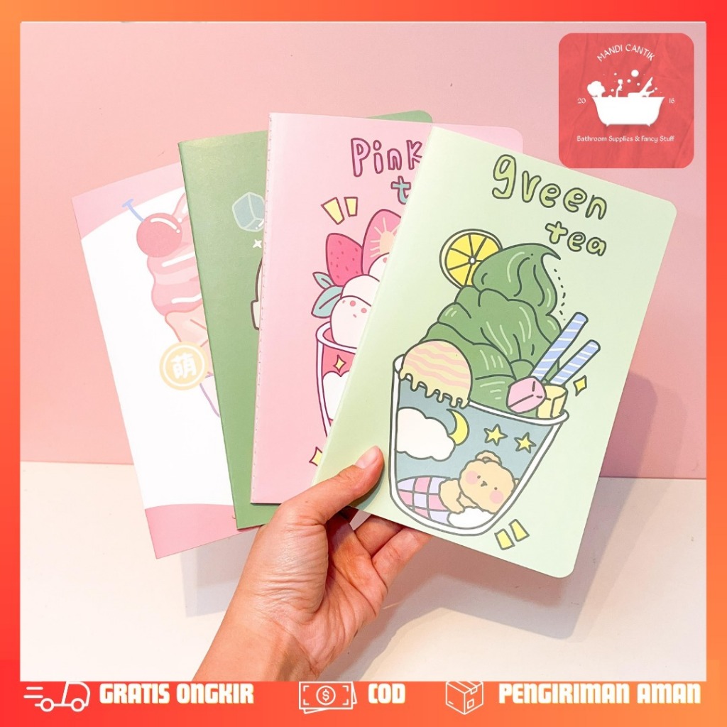 

BUKU STANDAR A5 MINUMAN KELINCI BOBA BK-1997 BOOK Notebook bergaris A5/Buku Tulis Sekolah lembar garis