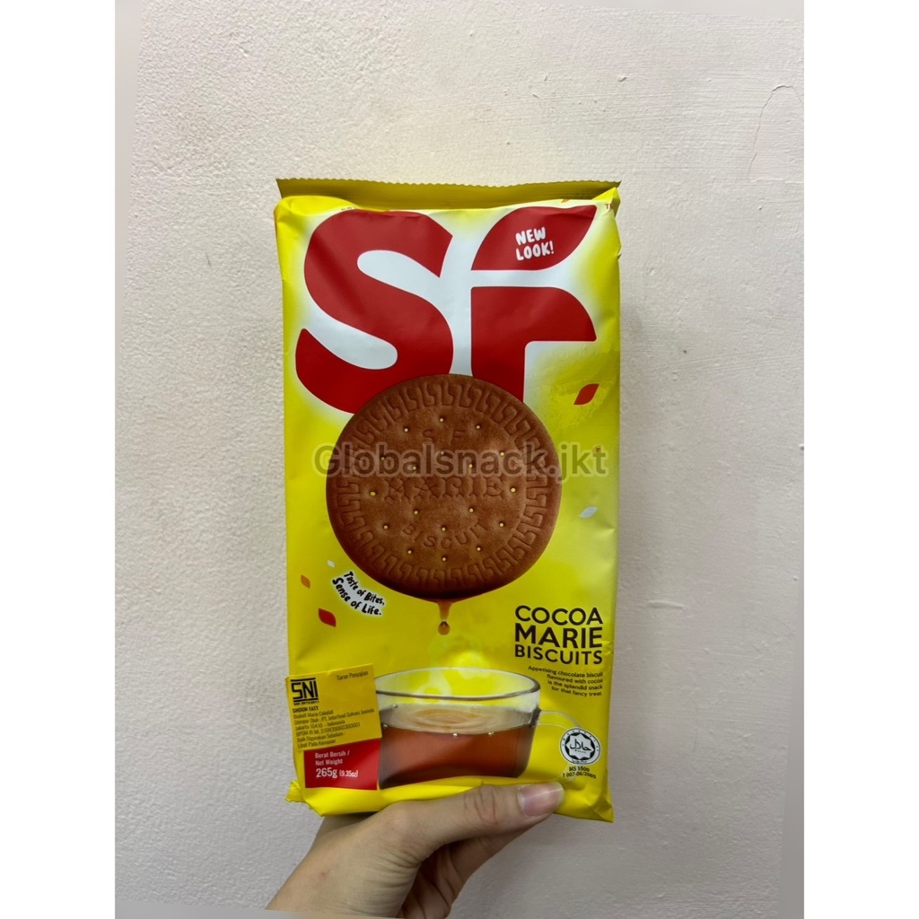 

[oddsolshop] pekanbaru/Shoon Fatt Cocoa Marie Biscuits 265GR / Biskuit SF