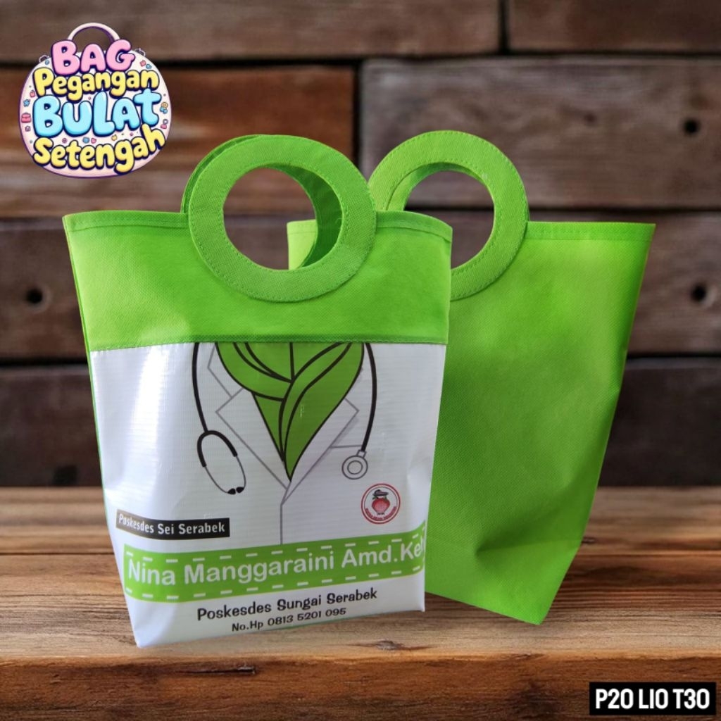 

Tas Partus/Tas Bidan/Tas ANC/Tas Periksa Hamil/Tas Souvenir Klinik/Tas KIA Custom