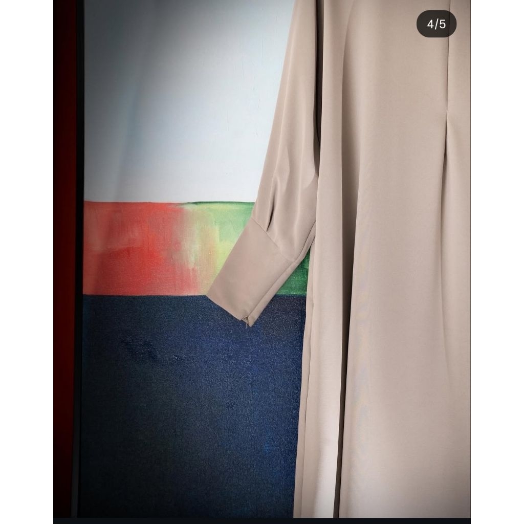 new NWT abaya al jenna jemima vintage khaki size L fuse khimar vintage khaki gamis aljenna original