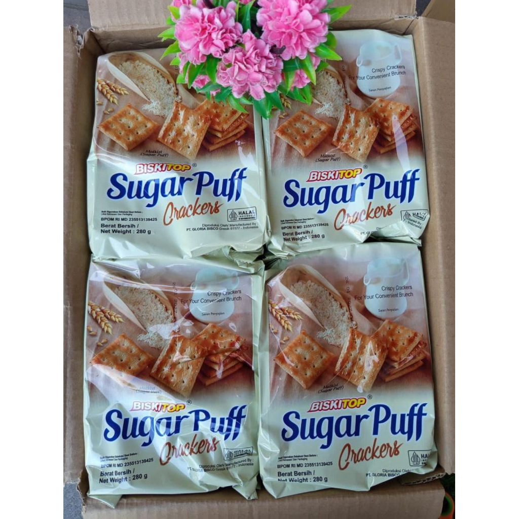 

Sugar puff crackers | Kemasan 280 gr | Camilan atau snack manis