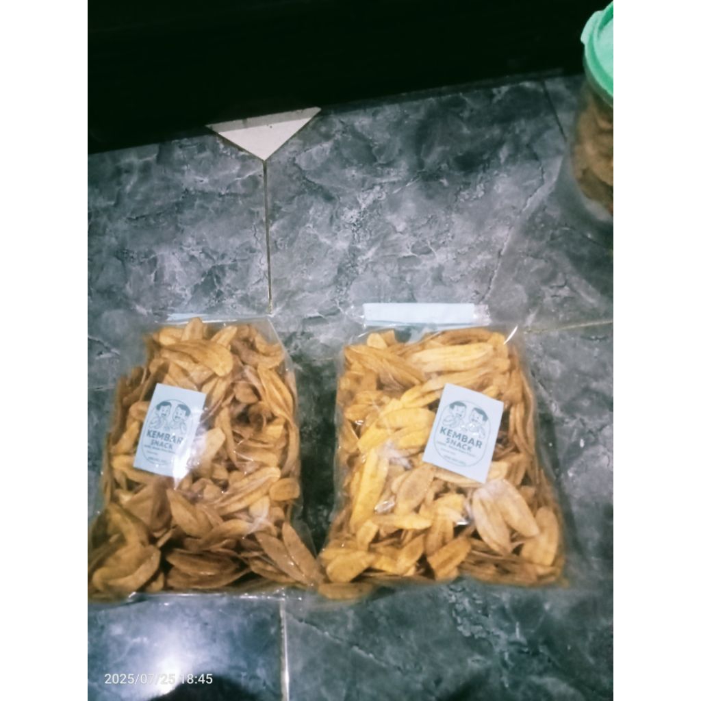 

kripik pisang manis berat 500 gram