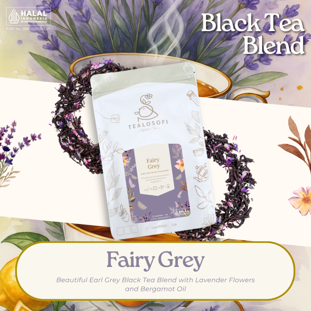 

Fairy Grey - Tealosofi Artisan Tea Black Tea Blend