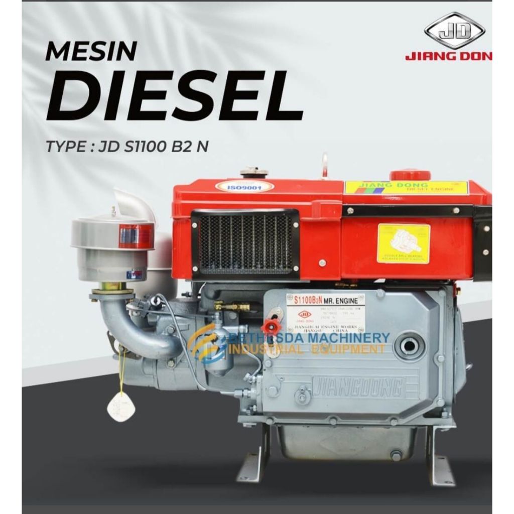 MESIN DIESEL SERBAGUNA 16PK RADIATOR STARTER JIANGDONG S1100 B2 N