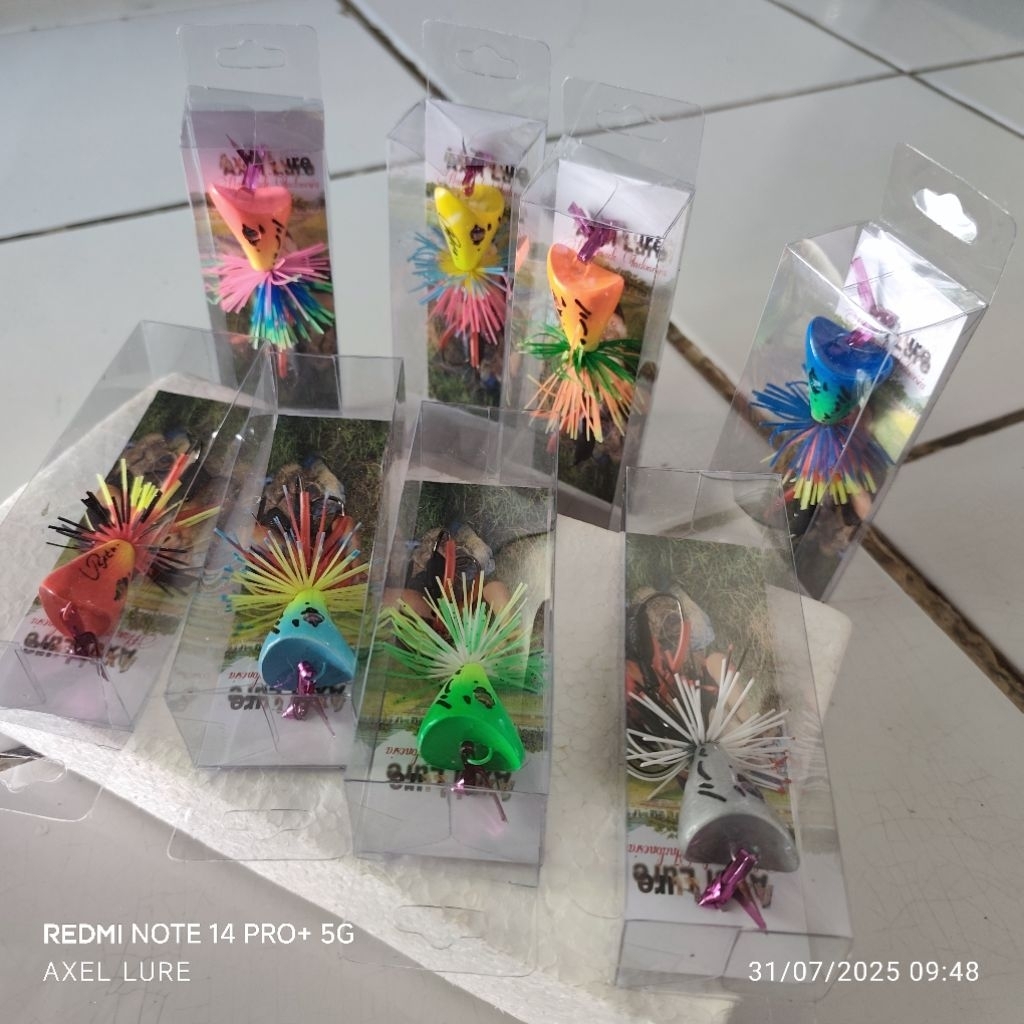 umpan jitu casting  ikan gabus jaws frog mini