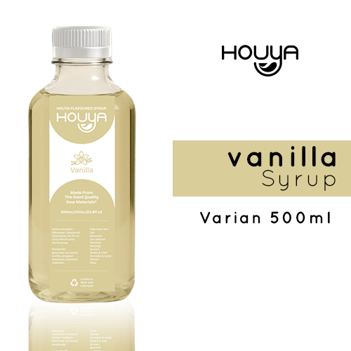 

Houya Vanilla Syrup 500ml - Sirup Rasa Vanilla