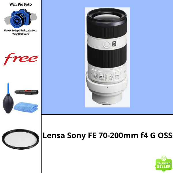 Lensa Sony FE 70-200mm f4 G OSS / Lensa Kamera Sony fe 70200 f4 / 70-200 f4 g oss
