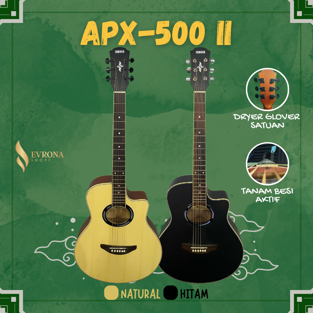 APX-500 II Original Custom Meranti / Gitar APX Meranti Tanam Besi