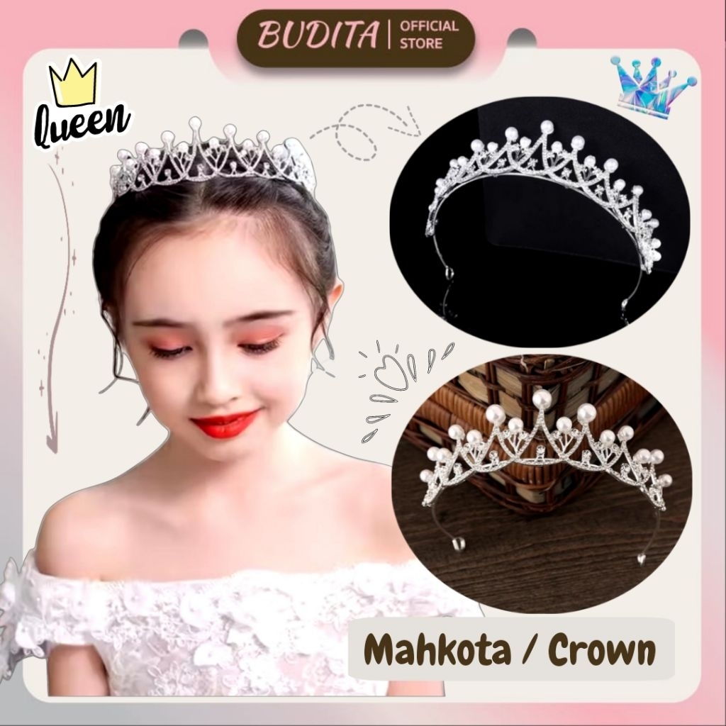 Headpiece Wedding | Mahkota Hijab Wisuda | Headpiece Hijab Pengantin | Mahkota Anak Perempuan | Mahk