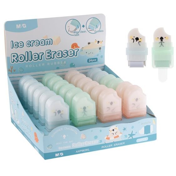 

Roller Eraser M&G ICE CREAM AXP963KL / Penghapus Roll - Alat Tulis Senang