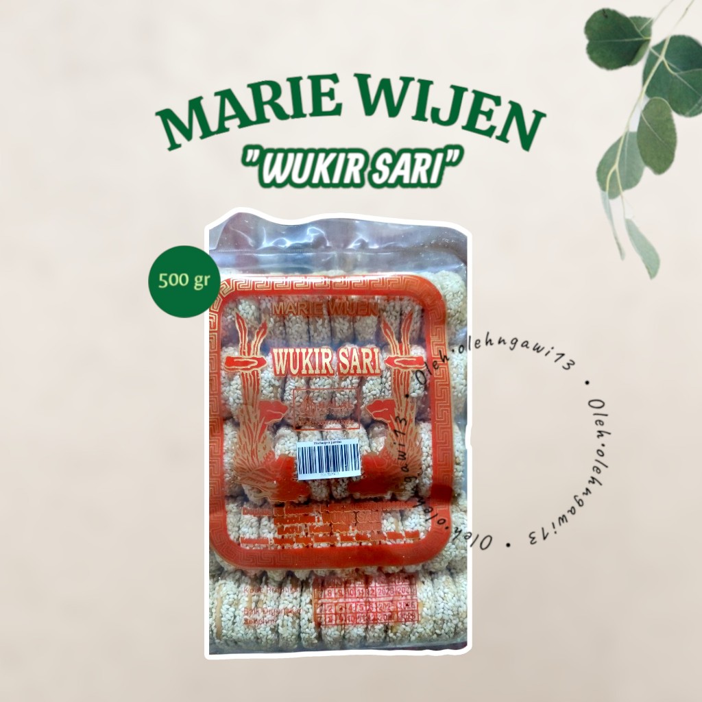 

MARIE WIJEN WUKIR SARE, KUE MARIE WIJEN , WUKIR SARI