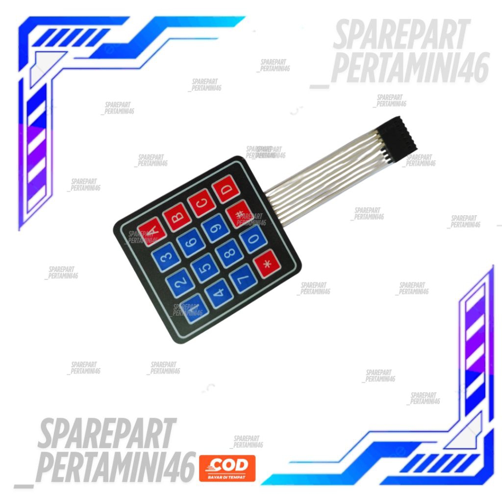Tombol Keypad Pom Mini  Pertamini Digital Original