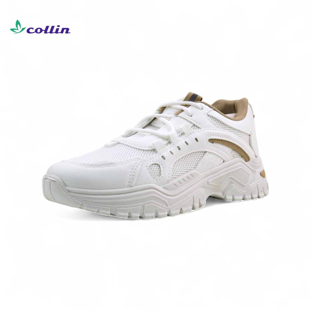 COLLIN Sneakers Sport Wanita Pria Sepatu Olahraga Putih -- Stylish, Trendy, Sporty, Empuk CL2325