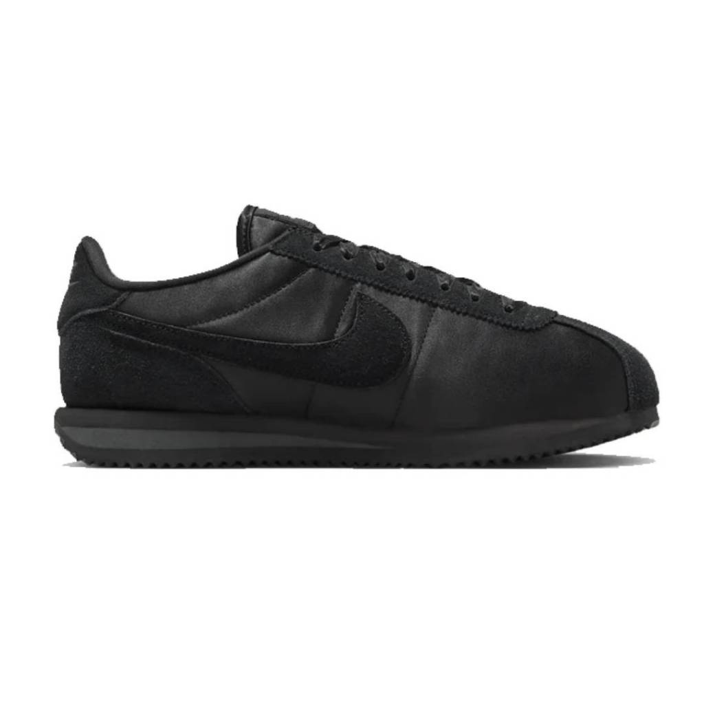 Nike Cortez Women's Black/Black Sneakers Wanita