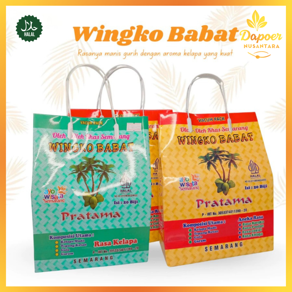 Wingko Babat Pratama oleh-oleh khas semarang | Camilan kelapa tradisional nusantara