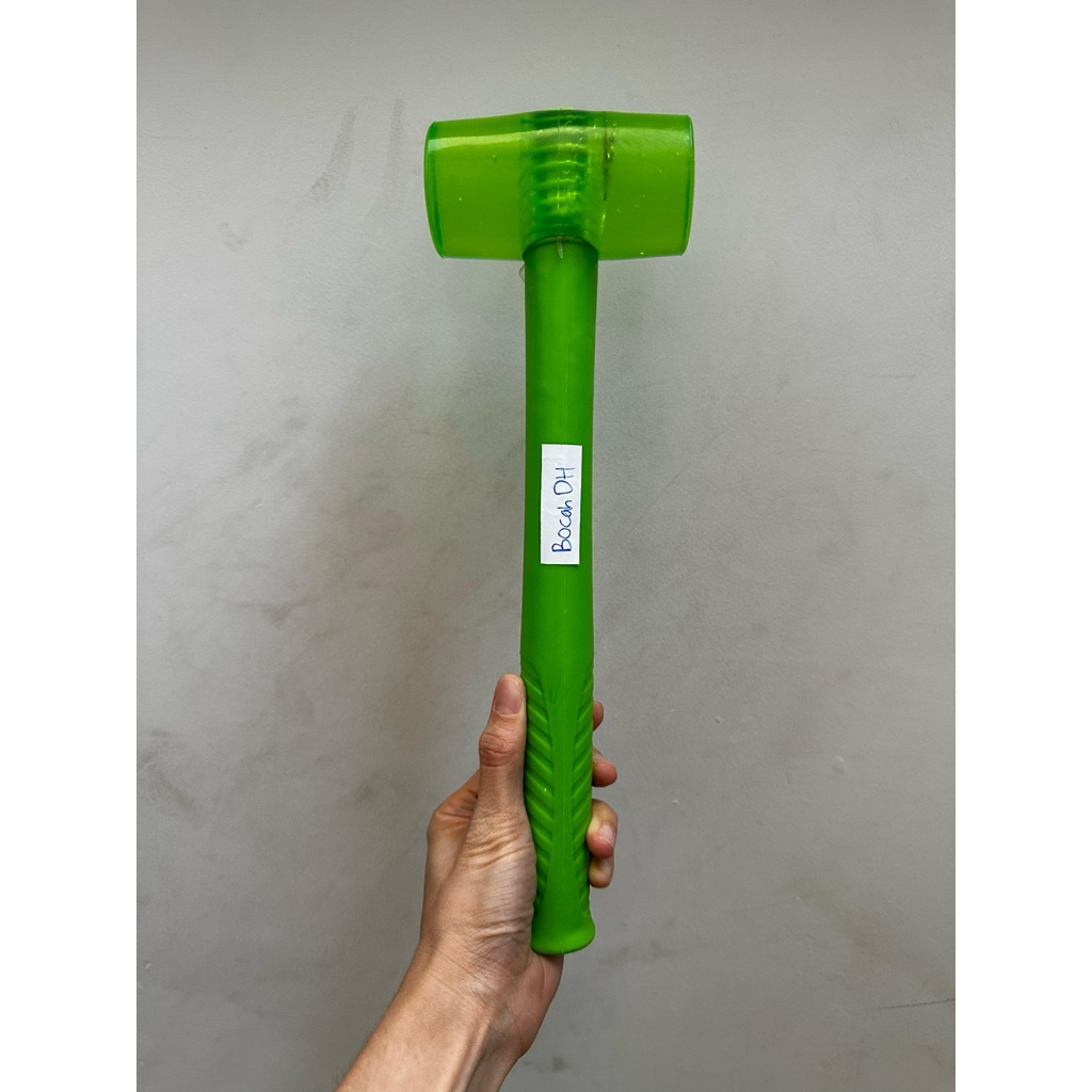 PALU KARET KERAMIK / PALU KARET BESAR JUMBO / PALU KARET KECIL / PALU KARET ORANGE HIJAU