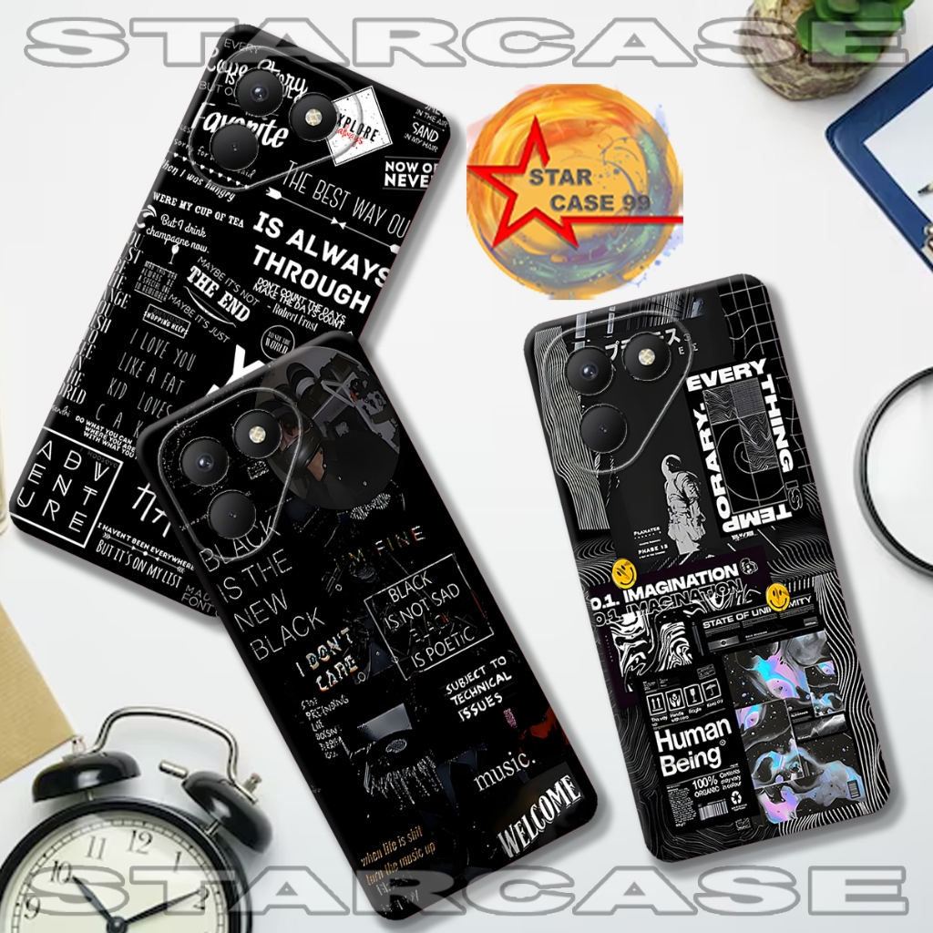 Softcase karet tecno pova 7 4g/S9/Motif aeshtetic/casing tecno pova 7 4g/case hp tecno pova 7 4g