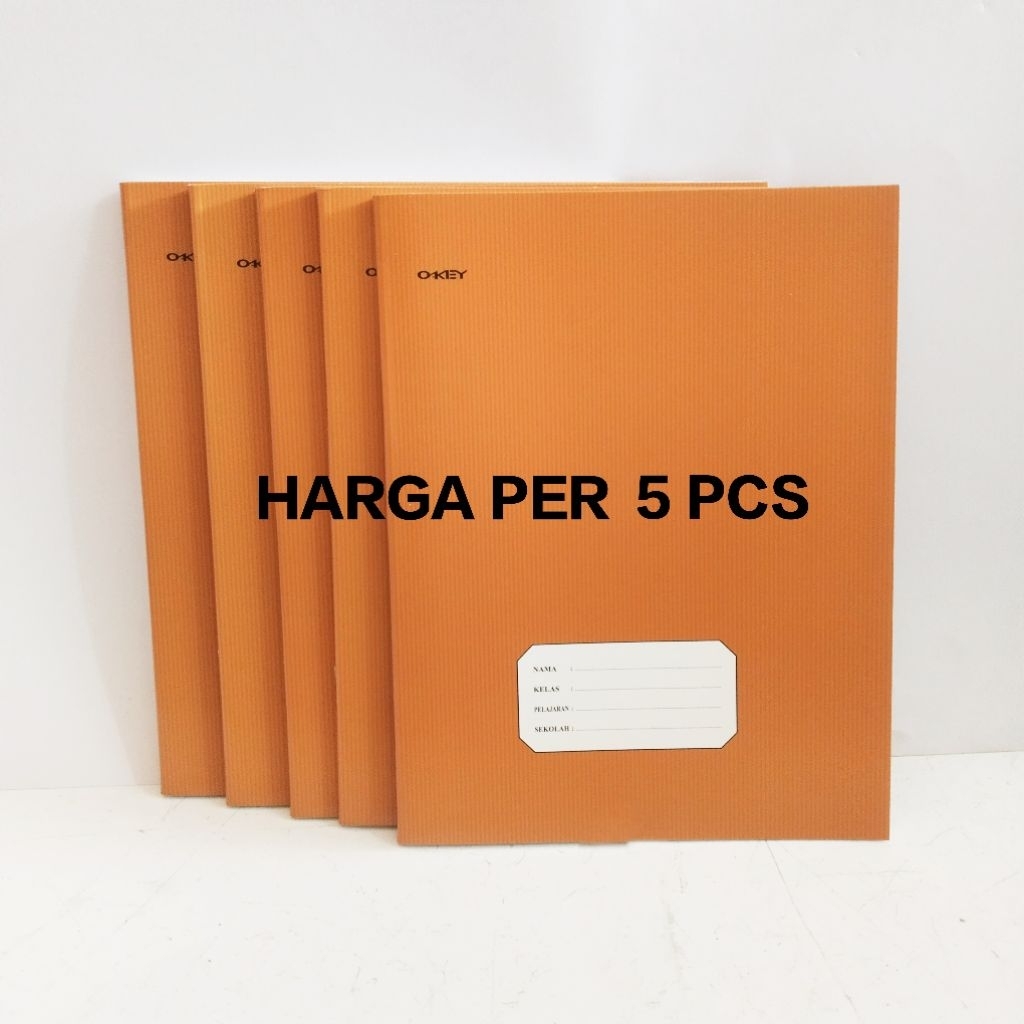 

5 Pcs Buku Tulis 58 Lembar Cover Coklat UKURAN KWARTO