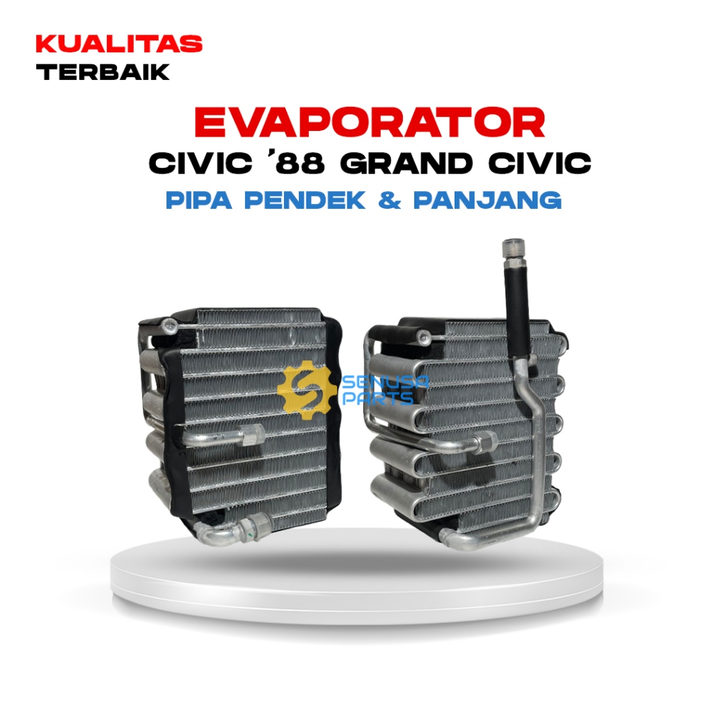 EVAPORATOR AC MOBIL HONDA CIVIC ’88 GRAND CIVIC PIPA PENDEK/PANJANG (JG120221/Z -JG090603/Z) KUALITA