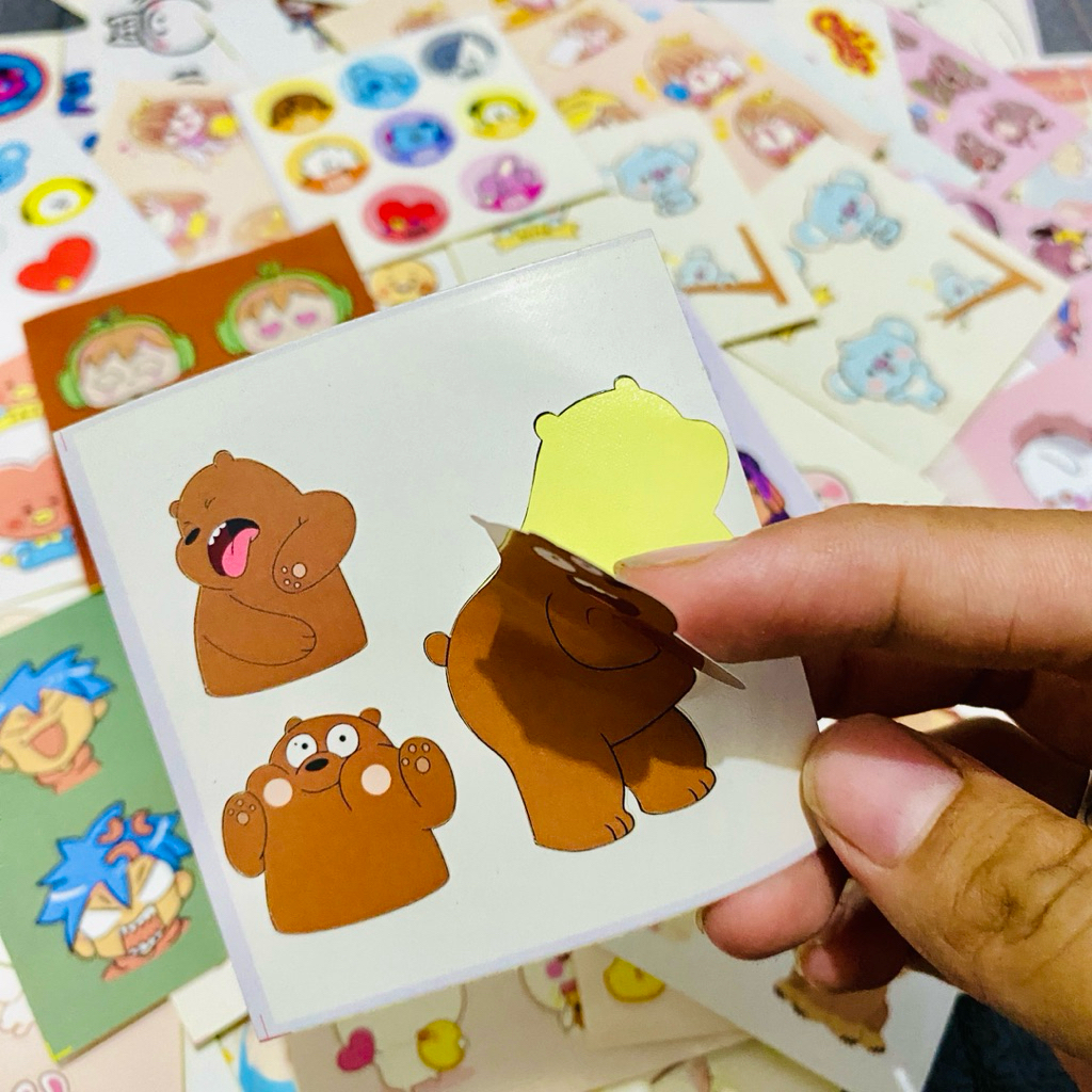 

Sticker Lucu Karakter Aesthetic | Stiker Among Us, Chibi, Stitch, Pentol, BT21 – Cut Siap Tempel