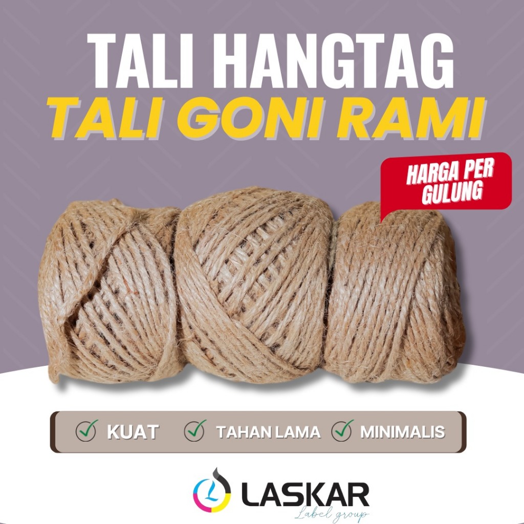 

tali goni rami serat alam jute twine rope