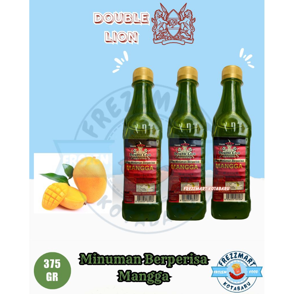 

Sirup Double Lion Rasa Mangga 375 GR Frezzmart Kotabaru