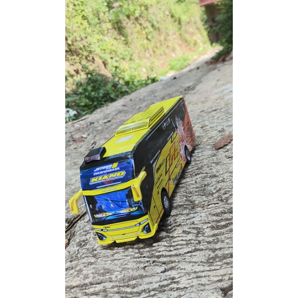MINIATUR BUS BASURI KIANO MAINAN BUS BASURI