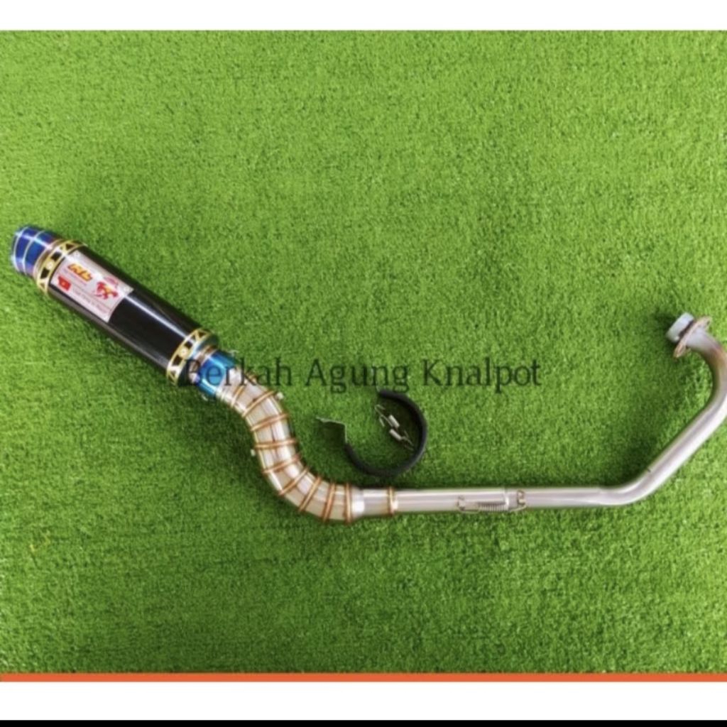 RED LEO RACING EXHAUST OPEN FOR Y15ZR LC135 Y15 
