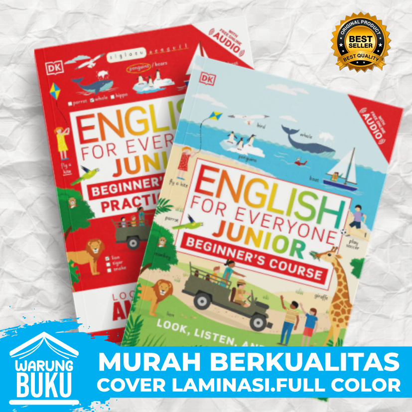 

buku english for everyone junior course & practice book