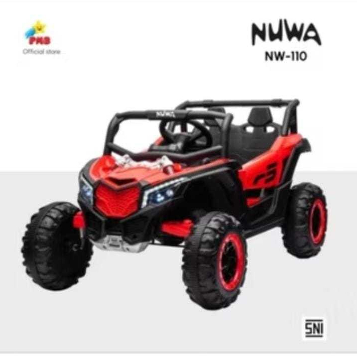 Mobil Aki PMB NUWA NW110 NW 110 Mobil Aki JEEP ANAK 2 dinamo Remote kontrol Mp3 player