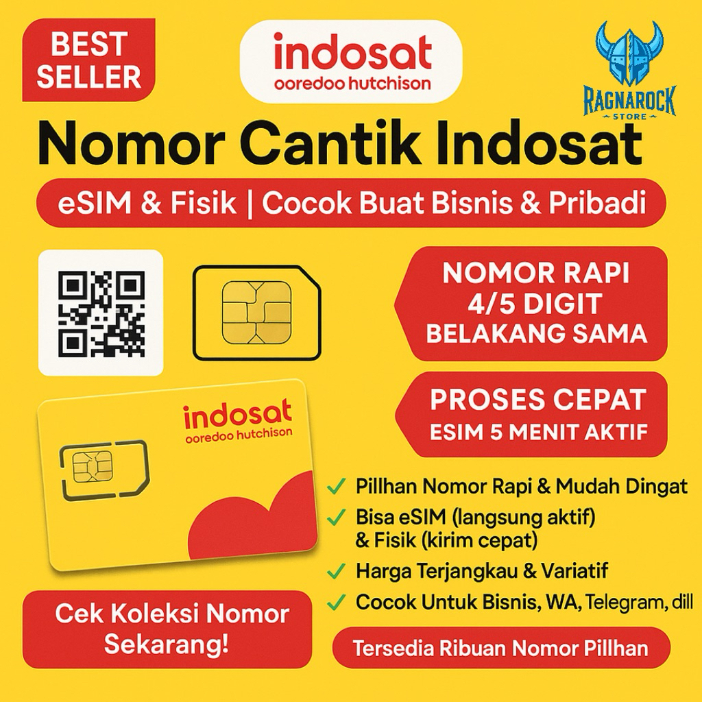Nomor cantik indosat ooredoo