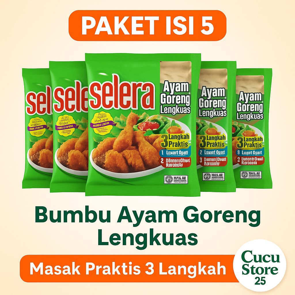 

Bumbu Ayam Goreng Lengkuas – Paket Isi 5 | Masak Praktis