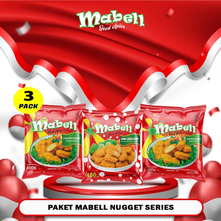 

Mabell Nugget Series Paket Nugget 250 gr, 500gr dan 450 gr