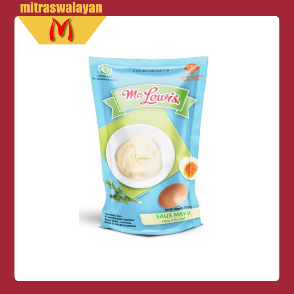 

MC LEWIS Mayonais Original Kemasan Pouch 500 gr