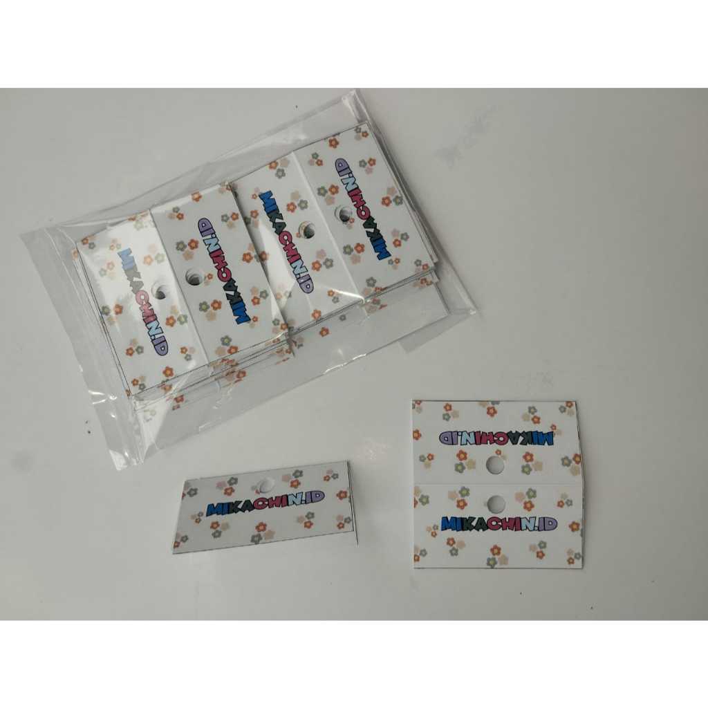 

Hang Tag Label Aksesoris hangtag custom Cetak Hang Tag Custom