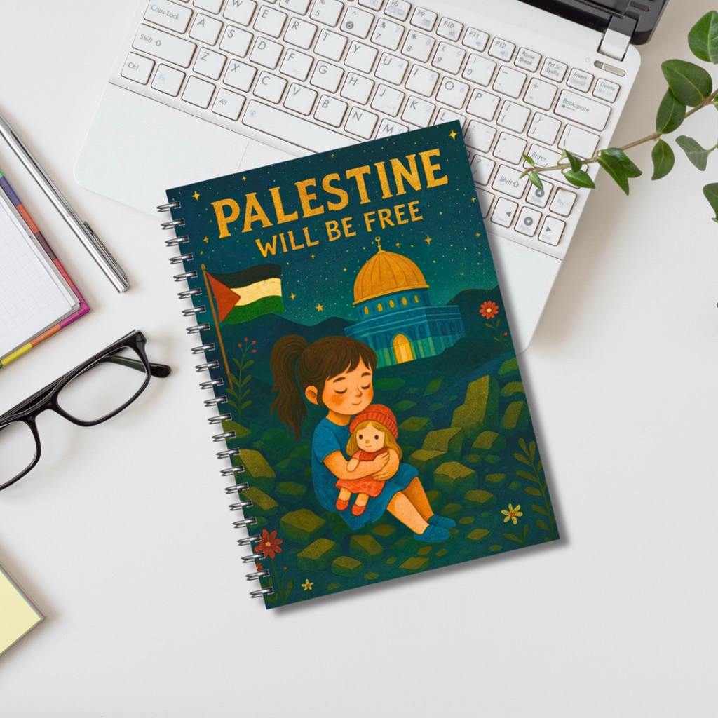 

Notebook A5 Garis 100 Halaman Tema Palestine | Buku Catatan Islami Elegan
