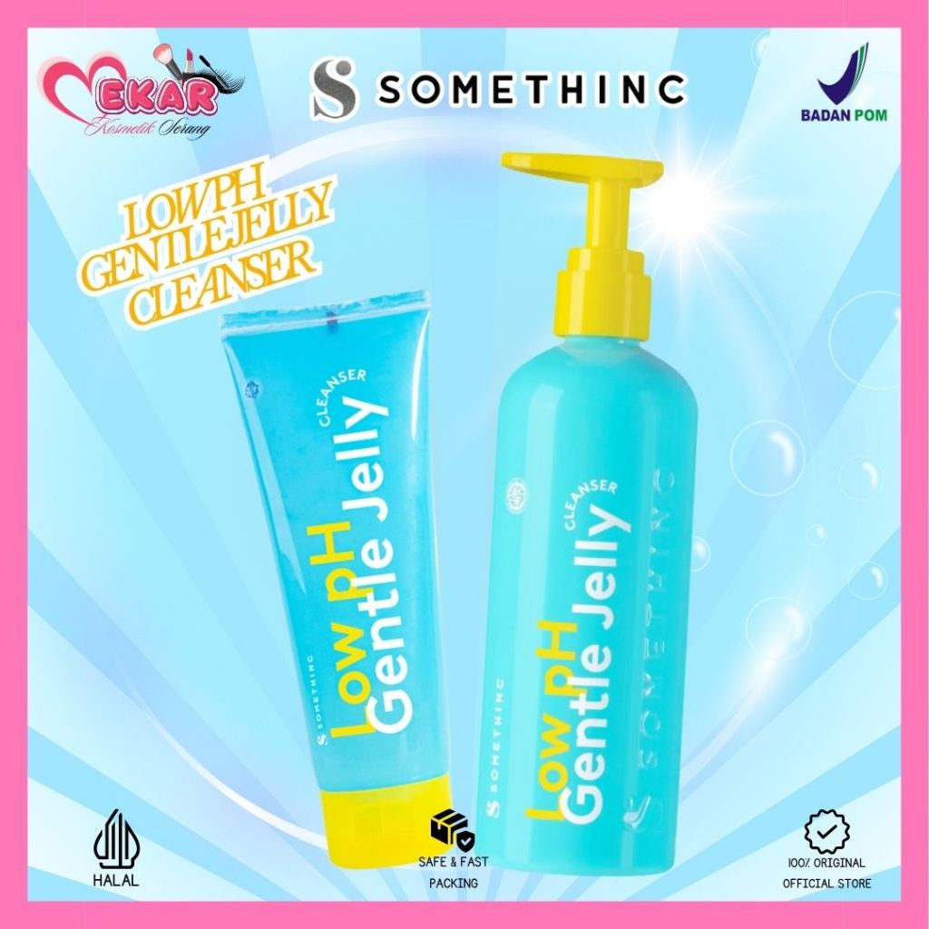 SOMETHINC Low pH Gentle Jelly Cleanser 15ML|100ML|350ML - Sabun Cuci Muka Semua Jenis Kulit | Sabun 