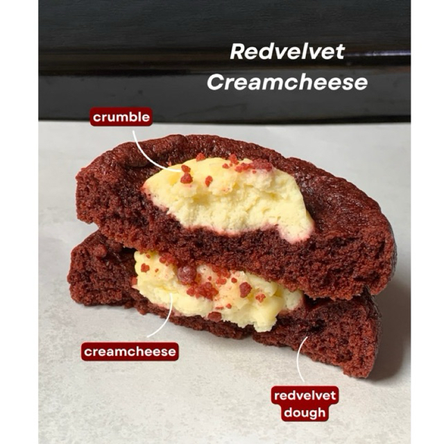 

Redvelvet Creamcheese Soft Cookies