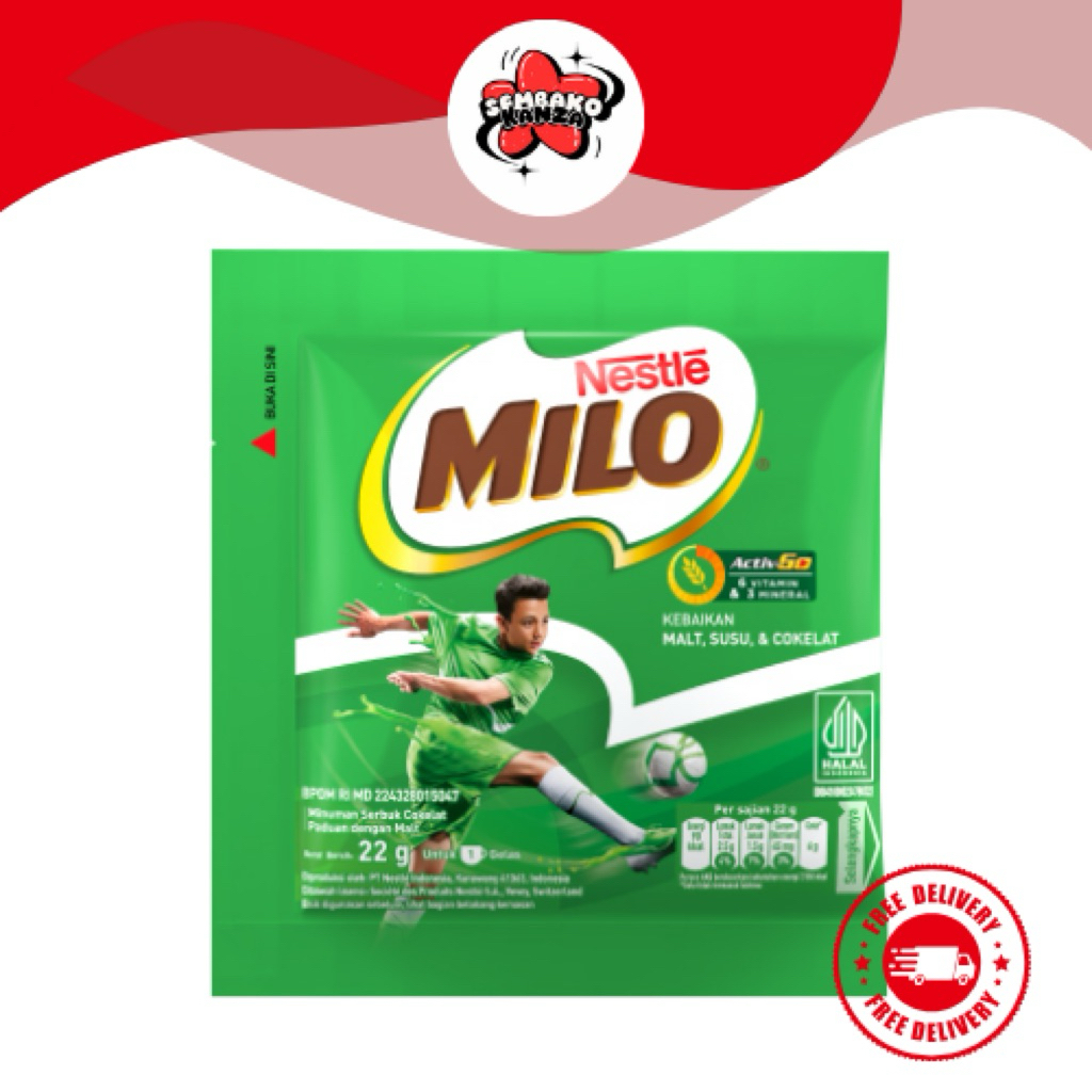 

Milo ActiveGo Susu Cokelat Sachet 22gr | Kanza Groceries