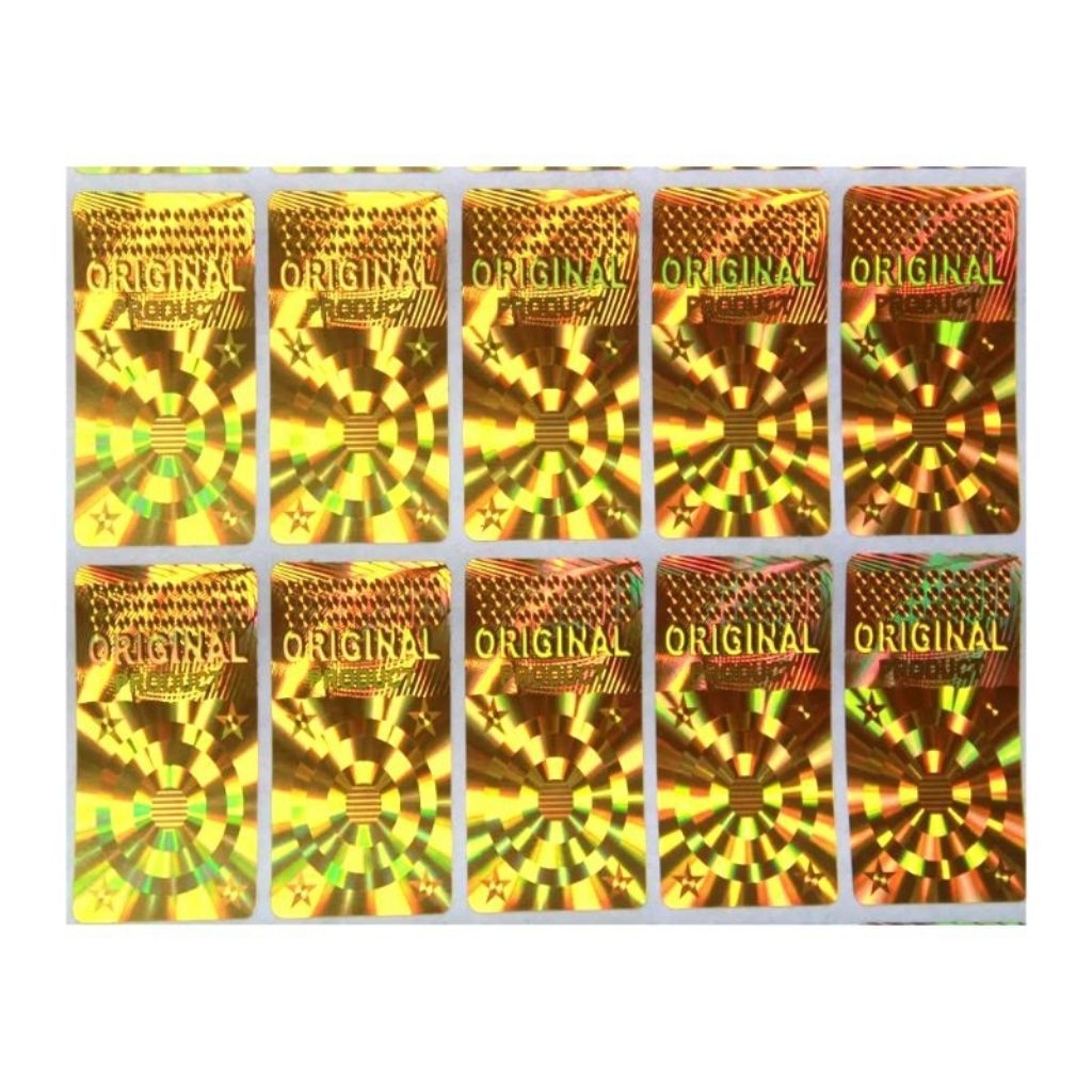 

Stiker Segel Hologram 3D Original 1,5 X 2,5 Cm